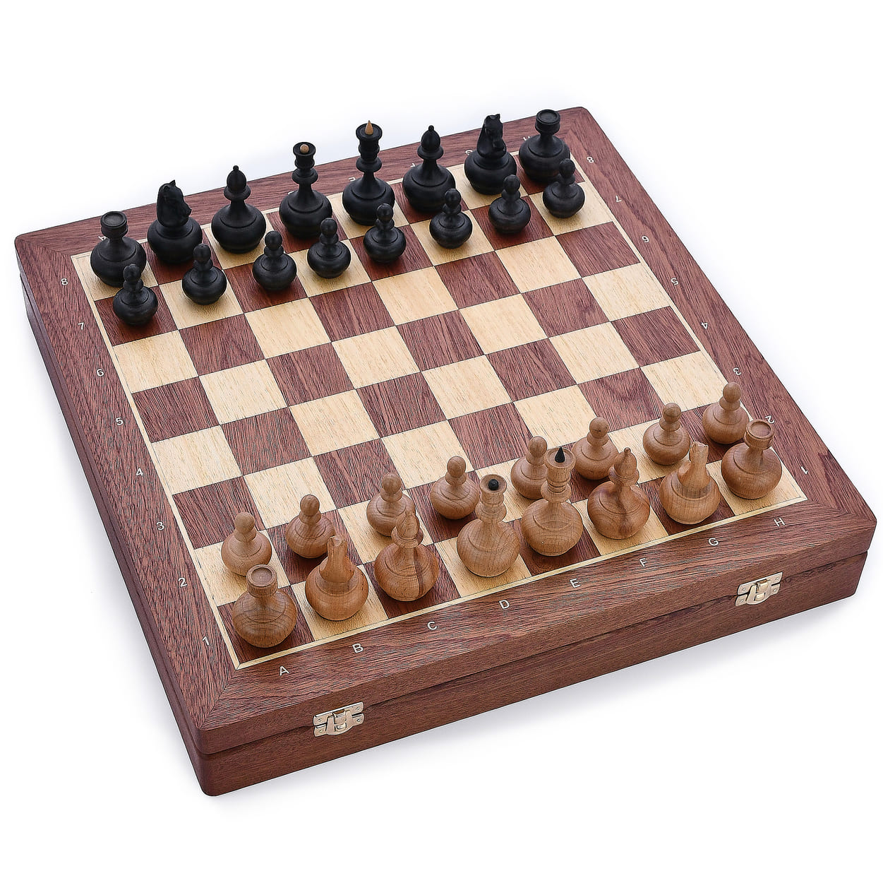 Шахматы в ларце "Гамбит" бук, WoodGames