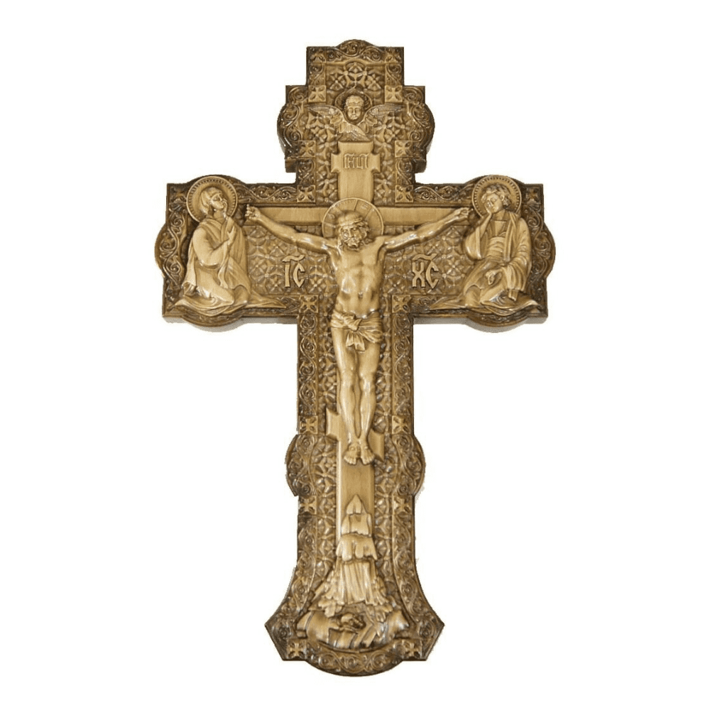 Крест деревянный "Распятие", большой