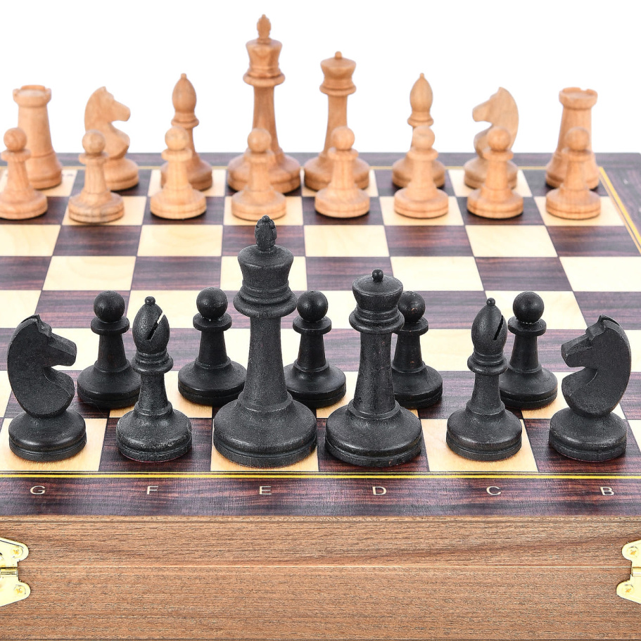 Шахматы в ларце "Турнирные" бук, WoodGames купить в Санкт-Петербурге