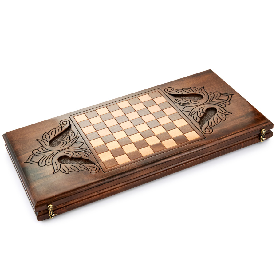 Нарды резные "Армения"  большие 60, Harutyunyan купить в Санкт-Петербурге