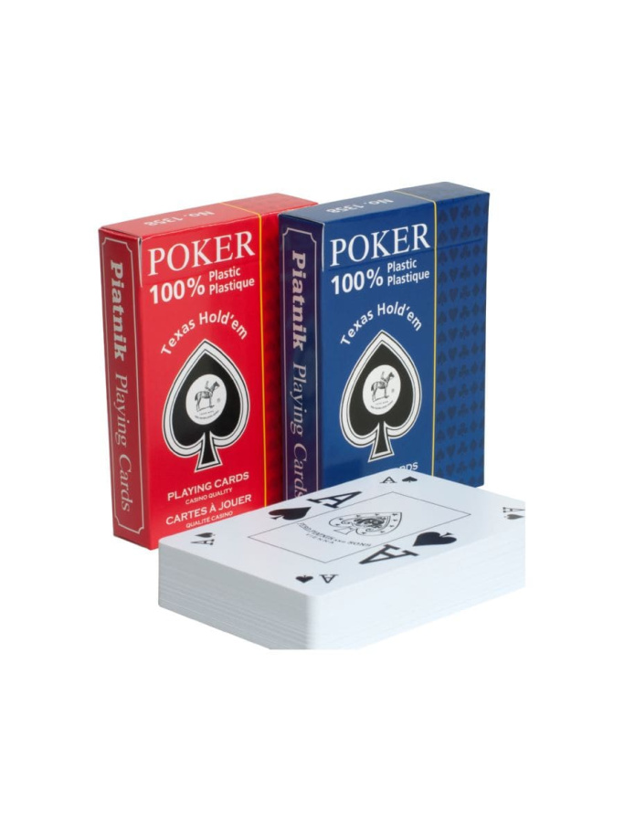 Карты игральные "Lead" 100% пластик, синяя рубашка, 54 карт купить в Санкт-Петербурге