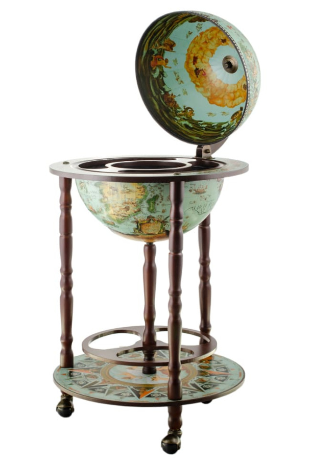Глобус бар напольный "Мануфактура" сфера 36 см купить в Санкт-Петербурге