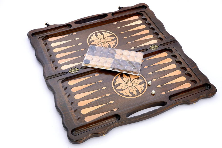 Нарды резные "Муфаса"  большие 60, Harutyunyan купить в Санкт-Петербурге