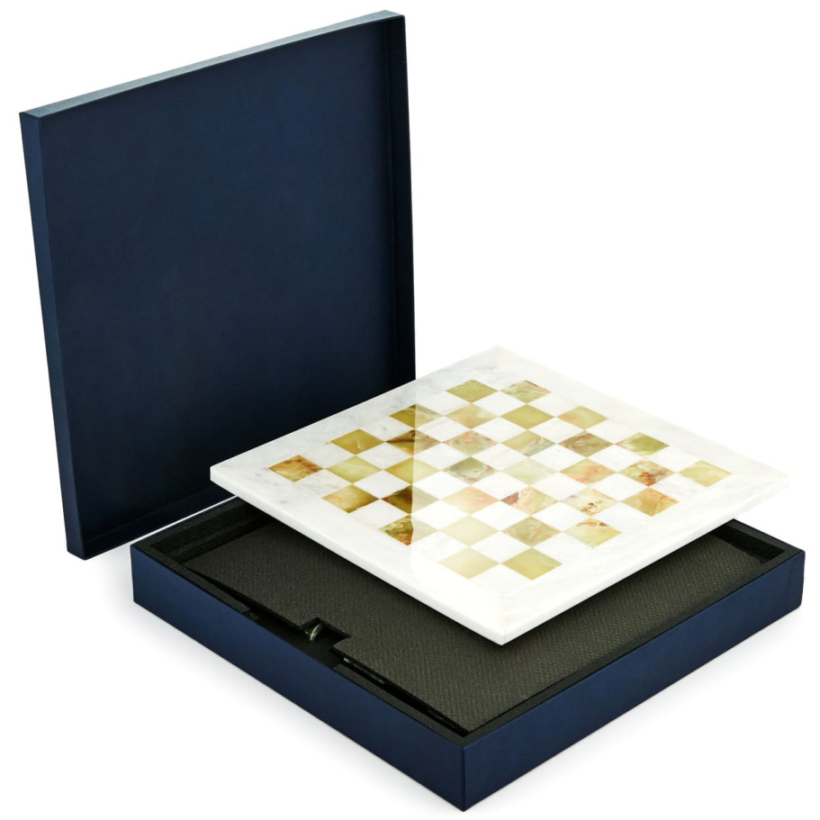 Шахматы каменные "Карфаген" мрамор и оникс 40 купить в Санкт-Петербурге