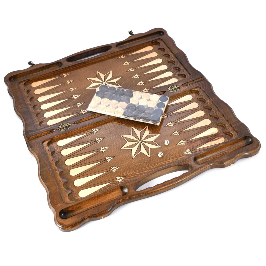 Нарды резные "Лев со звездами" большие 60, Harutyunyan купить в Санкт-Петербурге Нарды резные "Лев со звездами" большие 60, Harutyunyan купить в Санкт-Петербурге