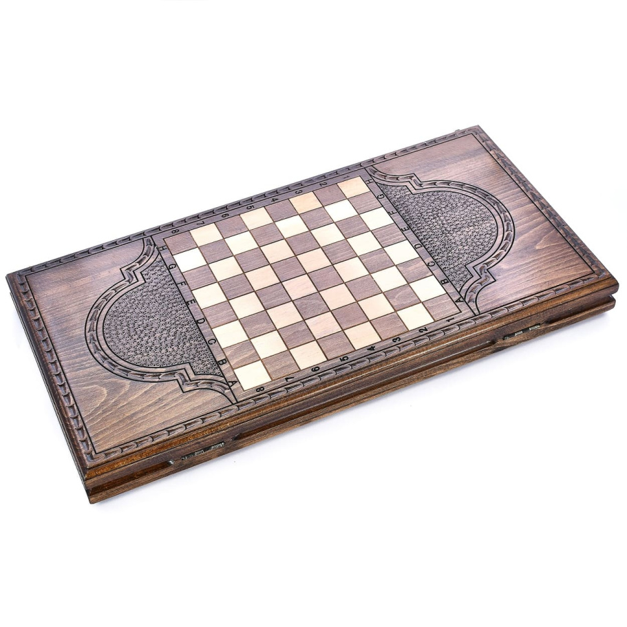 Нарды резные Рэкто "Орбита"  большие 60, Harutyunyan купить в Санкт-Петербурге