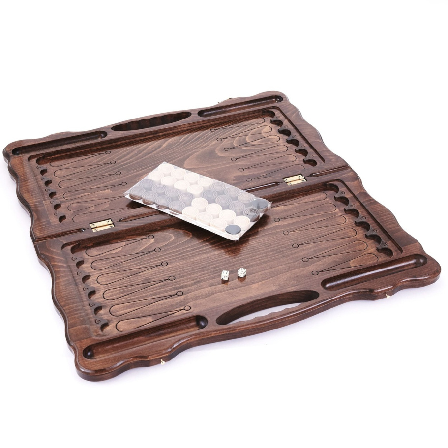 Нарды резные "Абстракция"  большие 60, Harutyunyan купить в Санкт-Петербурге