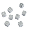 Кости игральные "Премиум" металл, серебристый, 12 мм (2 шт.) купить в Санкт-Петербурге