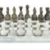 Шахматы из камня "Финикия" серый мрамор 30 купить в Санкт-Петербурге
