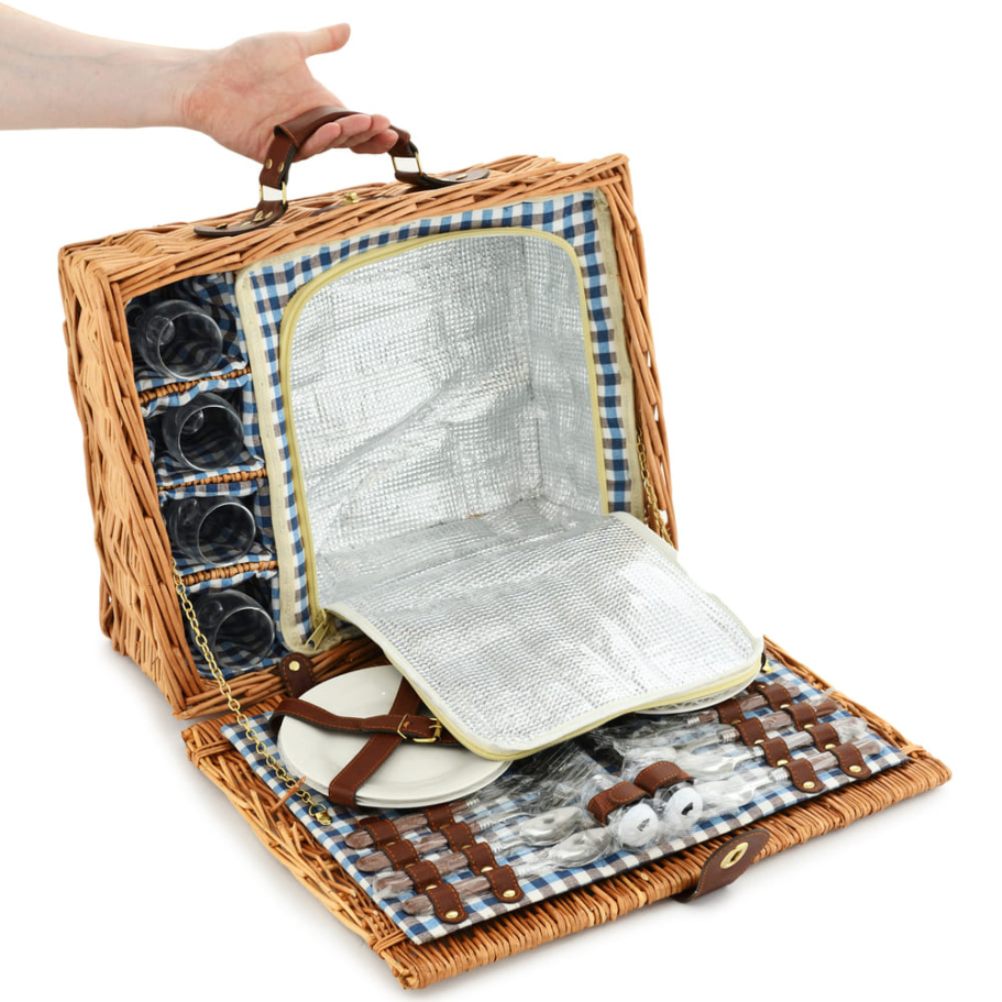 Корзина для пикника "Галатея" (на 4 персоны) купить в Санкт-Петербурге