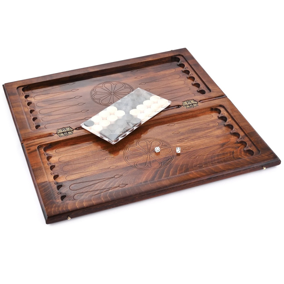 Нарды резные Гладкие большие 60, Harutyunyan купить в Санкт-Петербурге