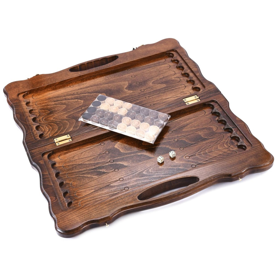 Нарды резные "Медведь"  средние 50, Harutyunyan купить в Санкт-Петербурге