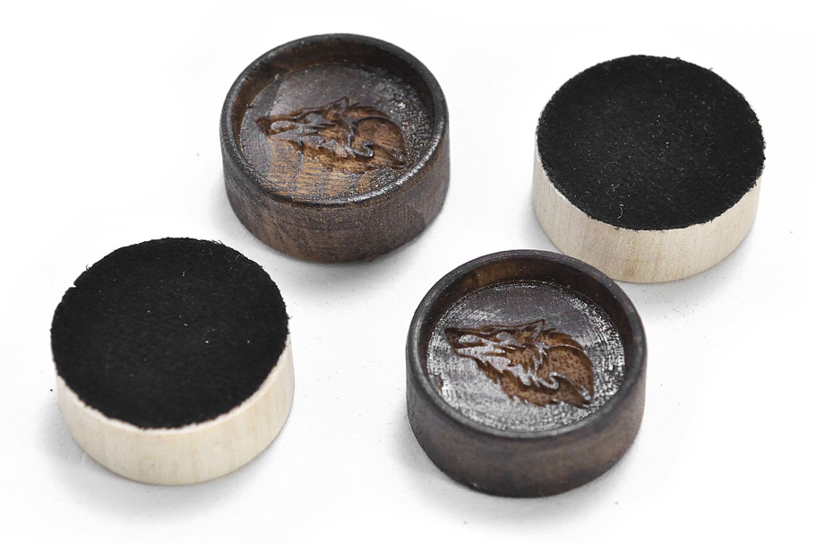 Фишки для нард и шашек "Волк" 29 мм, Harutyunyan купить в Санкт-Петербурге