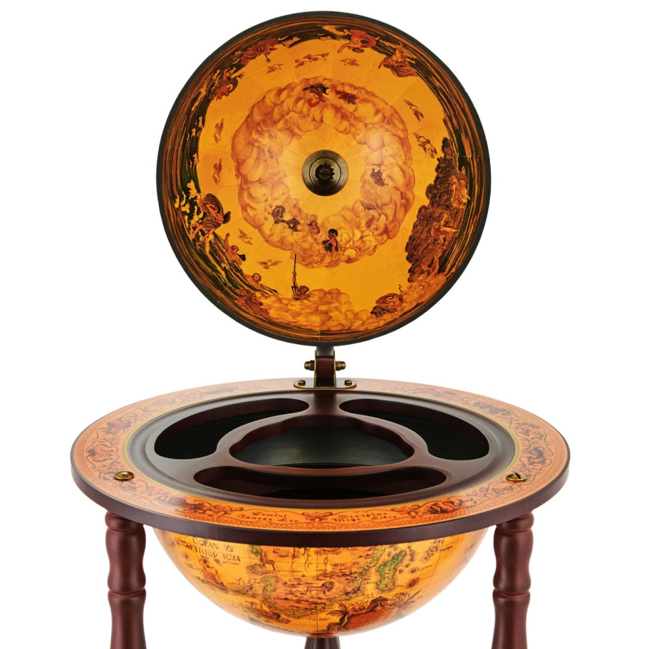 Глобус бар напольный "Дау" сфера 33 см купить в Санкт-Петербурге