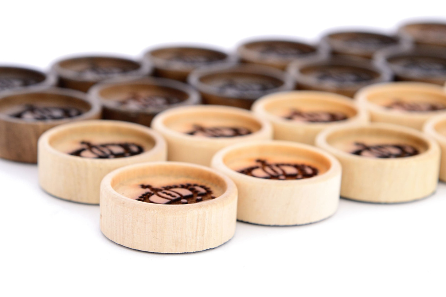 Фишки для нард и шашек "Корона" 29 мм, Harutyunyan купить в Санкт-Петербурге