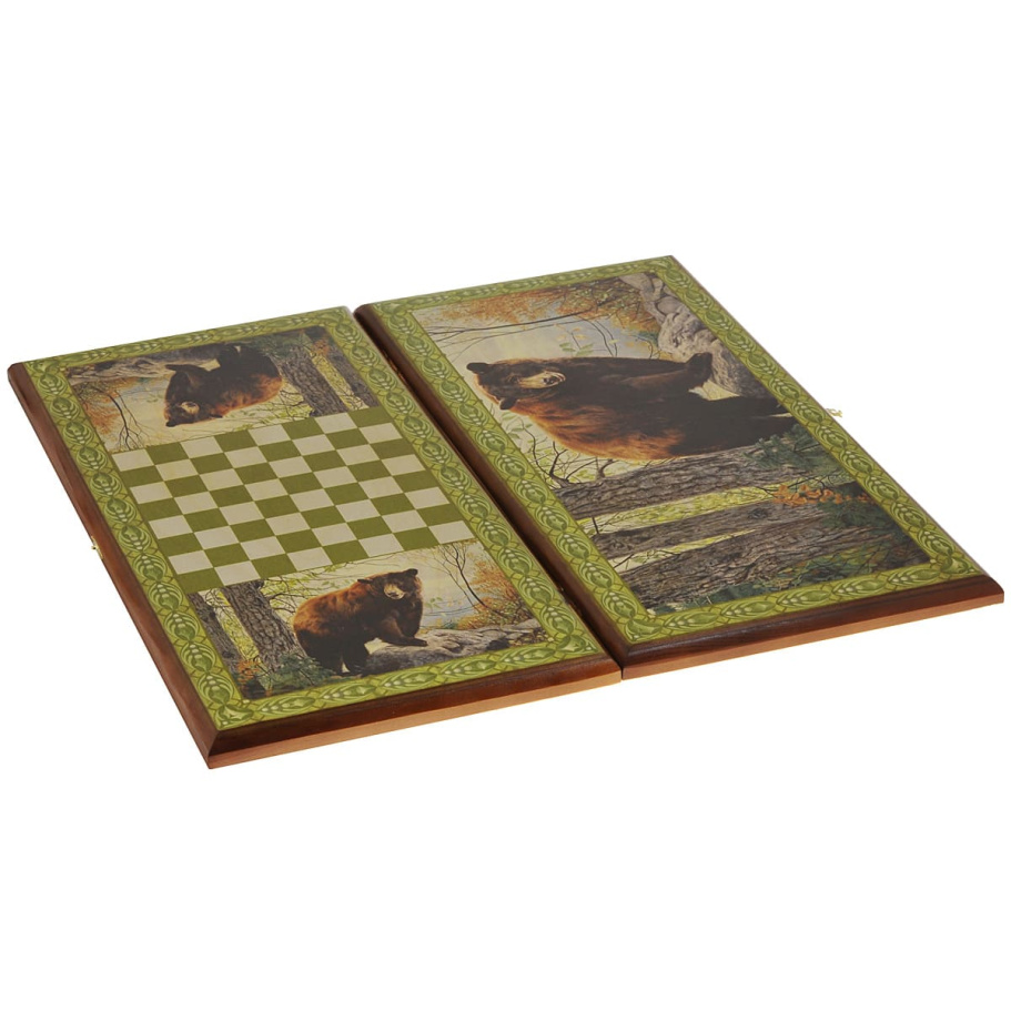 Нарды Пермские Медведь, малые 40 купить в Санкт-Петербурге