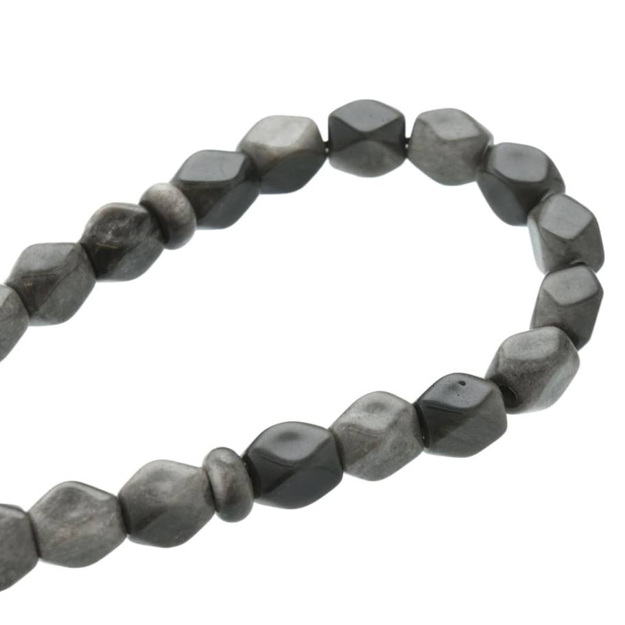 Четки граненые "Удача" серый камень, Давыдов С. купить в Санкт-Петербурге