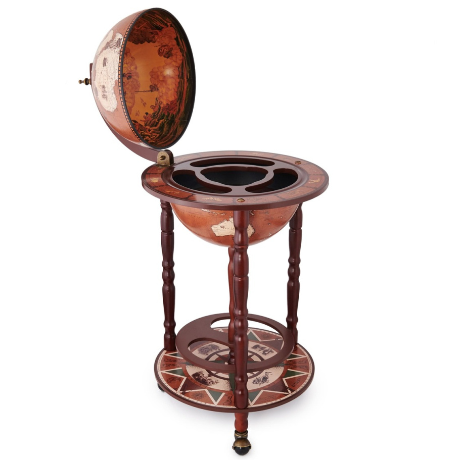 Глобус бар напольный "Возрождение" сфера 33 см купить в Санкт-Петербурге