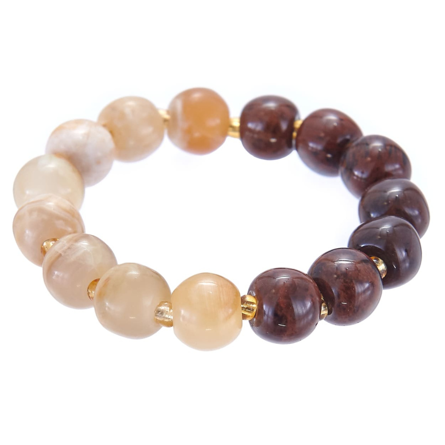 Браслет Либер желтый и коричневый камень 1.2 * 20, Давыдов Браслет Либер желтый и коричневый камень 1.2 * 20, Давыдов