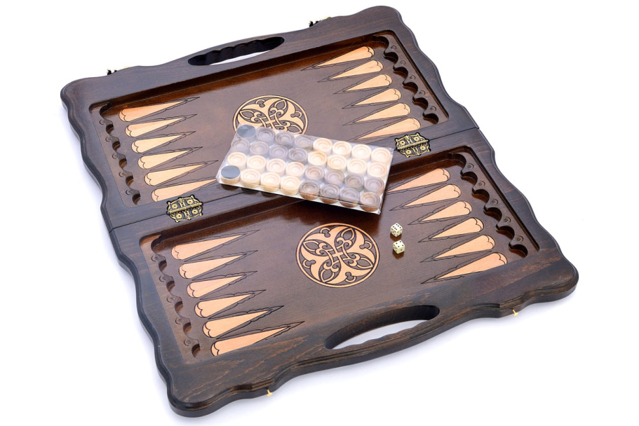 Шахматы + нарды резные "Королевские" 50, Harutyunyan купить в Санкт-Петербурге