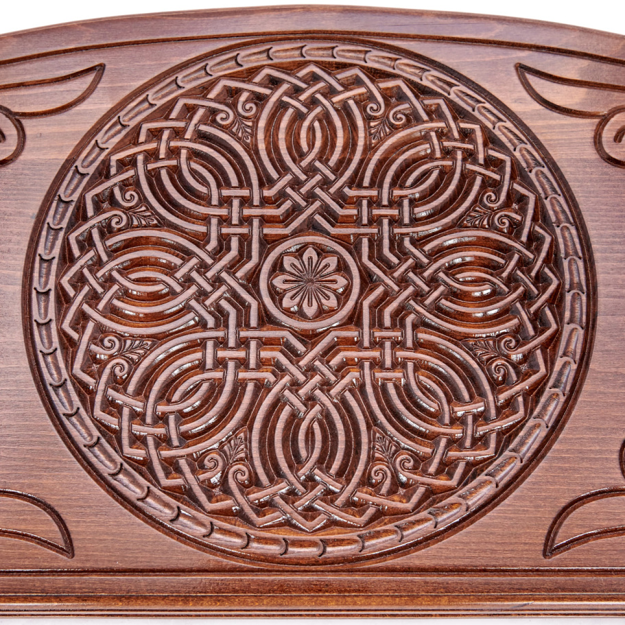 Нарды резные "Узор" большие 60, Даудов купить в Санкт-Петербурге