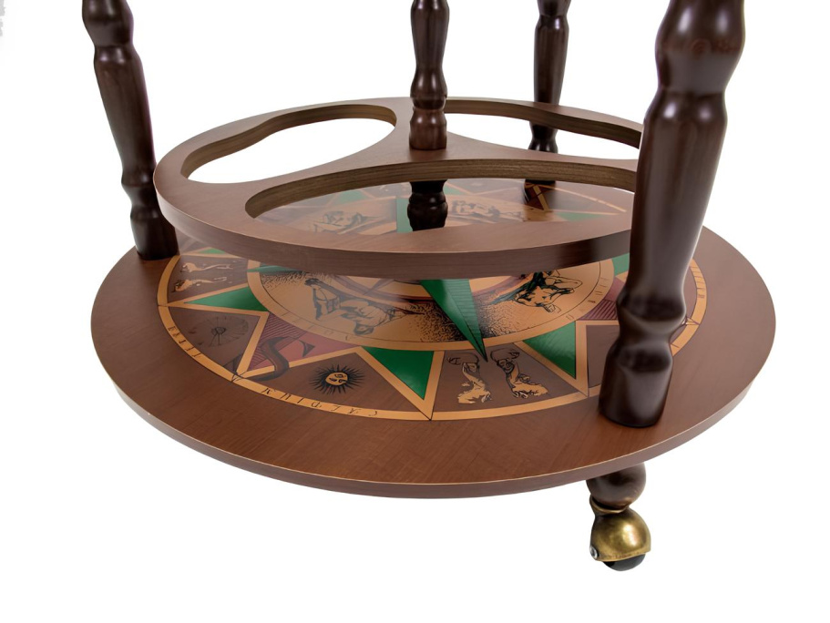 Глобус бар напольный "Перитей", сфера 40 см купить в Санкт-Петербурге