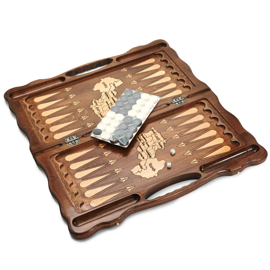 Нарды резные "Долина Жизни" большие, 60 купить в Санкт-Петербурге