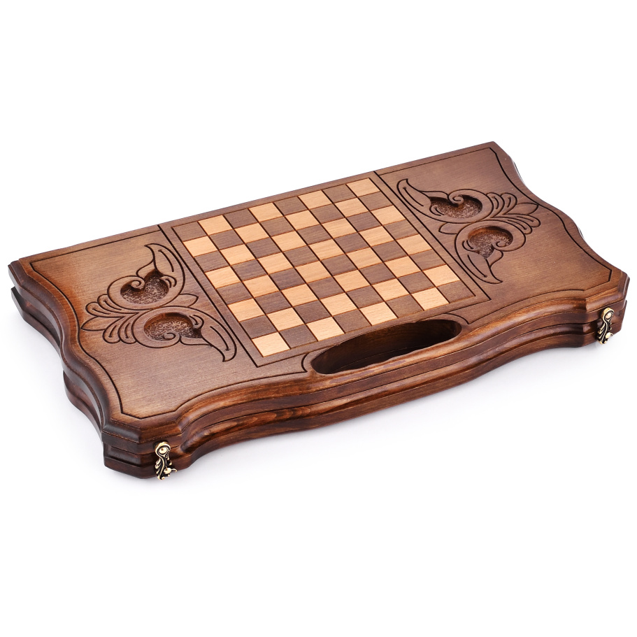 Нарды резные "Бесконечность" средние 50, Harutyunyan купить в Санкт-Петербурге