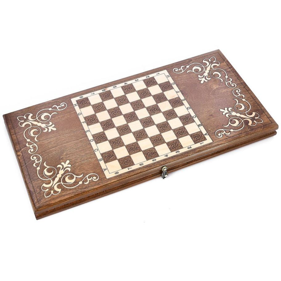 Нарды "Герб России"  большие 60, Harutyunyan купить в Санкт-Петербурге