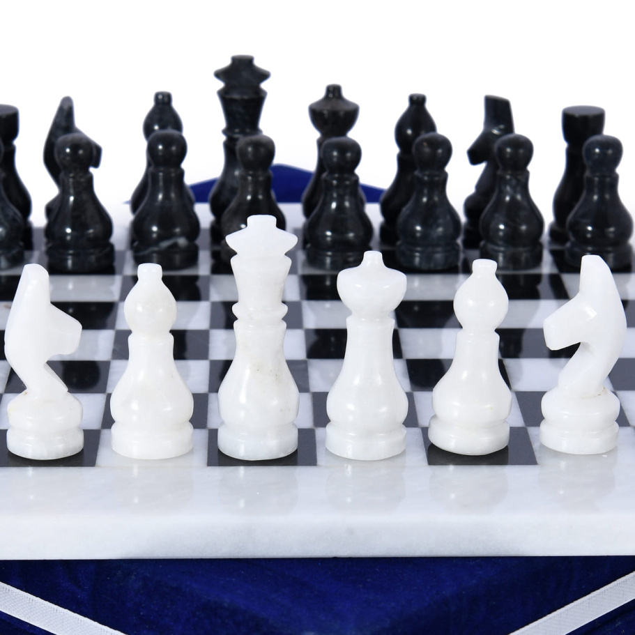 Шахматы из камня "Эллада" мрамор 25 купить в Санкт-Петербурге