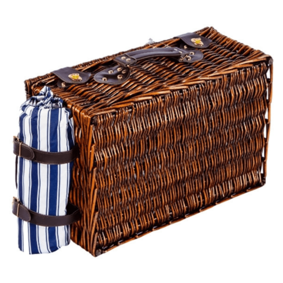 Корзина для пикника Гари (на 4 персоны) с пледом купить в Санкт-Петербурге