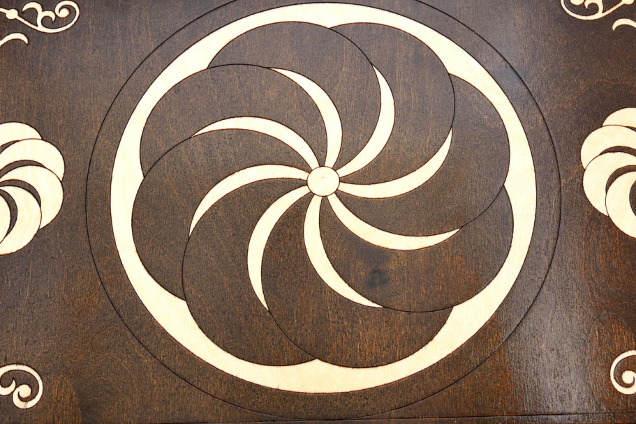 Нарды "Бесконечность"  большие 60, Harutyunyan купить в Санкт-Петербурге