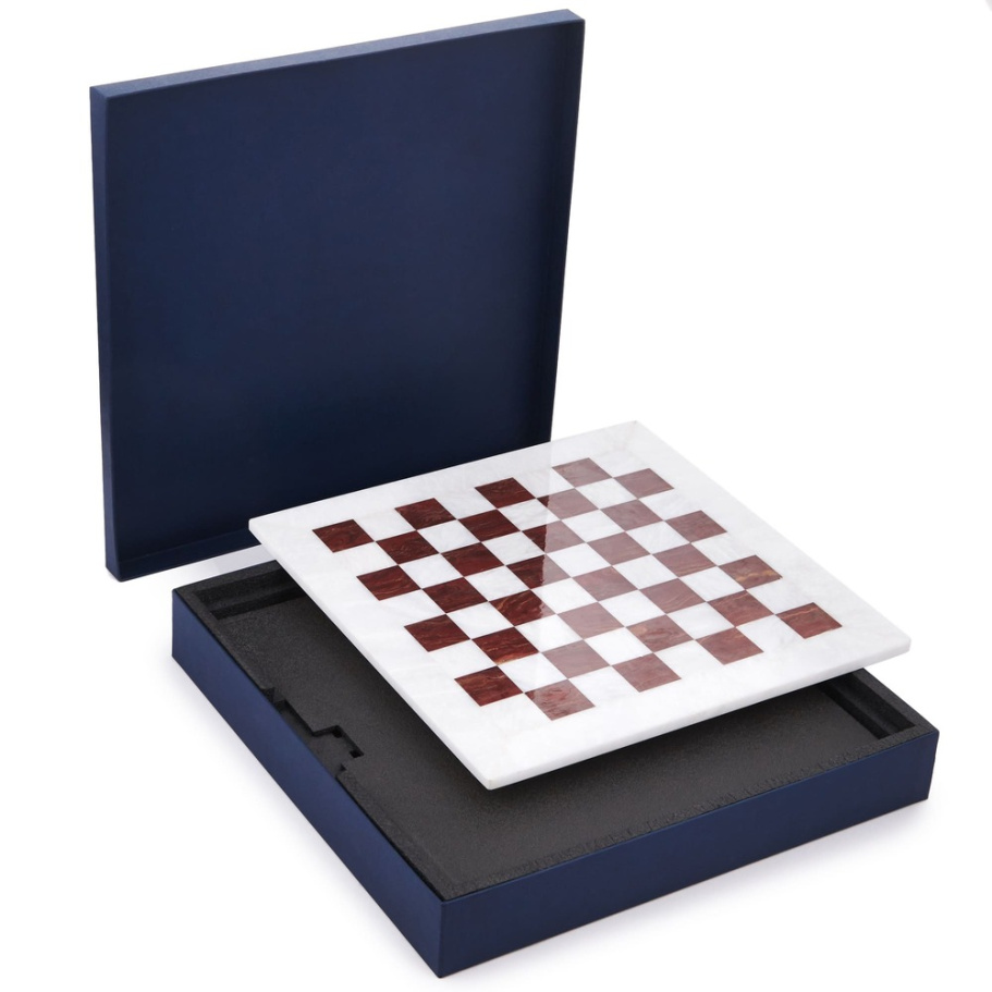 Шахматы из камня "Артер Карфаген" мрамор и яшма 40 купить в Санкт-Петербурге