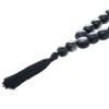 Четки с бусинами "Воин" черный камень с лунным оттенком, Давыдов С. купить в Санкт-Петербурге