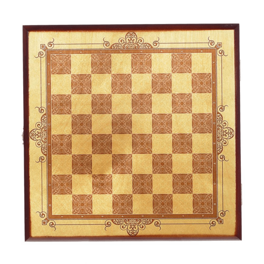 Шахматы Золотистые, малые 30 купить в Санкт-Петербурге