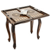 Стол ломберный Нарды резные "Витраж" 60, Harutyunyan купить в Санкт-Петербурге