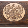 Нарды резные Рэкто "Герб России" средние 50, Harutyunyan купить в Санкт-Петербурге