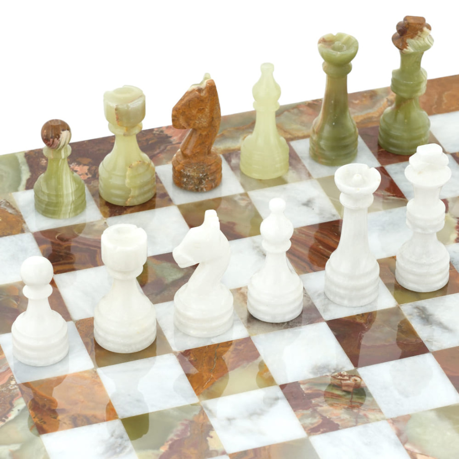 Шахматы из камня "Левант" мрамор и оникс 40 купить в Санкт-Петербурге