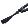 Четки с бусинами "Квестор" черный камень с лунным оттенком, Давыдов С. купить в Санкт-Петербурге