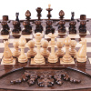 Шахматы + нарды резные "Корона" 40, Harutyunyan купить в Санкт-Петербурге