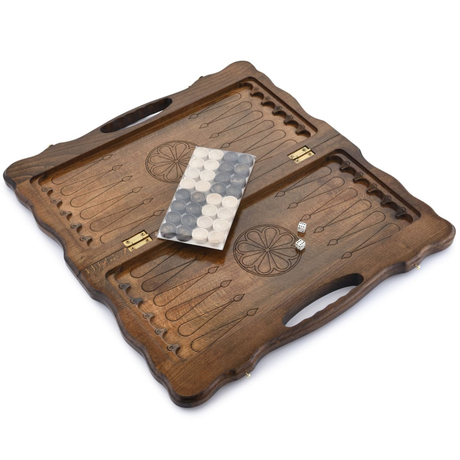 Нарды резные "Взгляд Орла" средние 50, Harutyunyan купить в Санкт-Петербурге