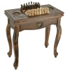 Стол ломберный Шахматы + Нарды резные "Родина" 60, Harutyunyan