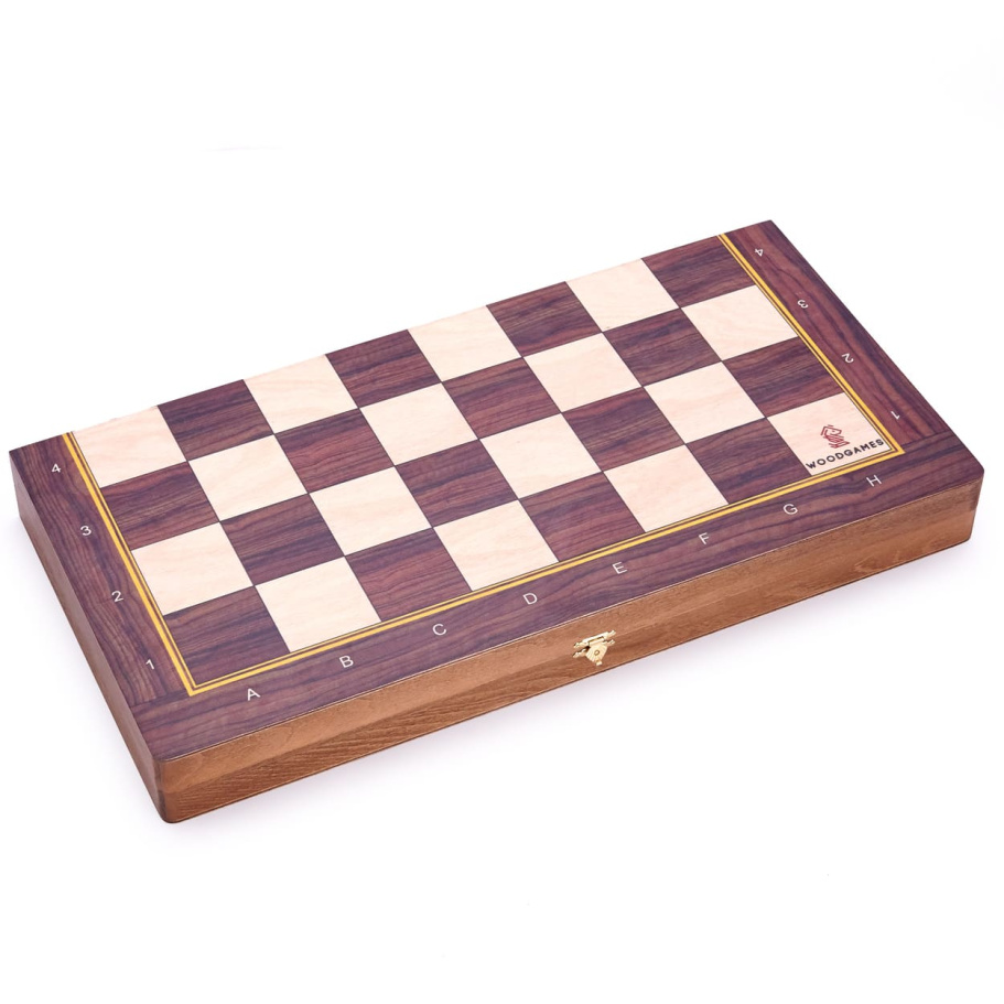 Шахматы складные "Турнирные" малые бук, WoodGames купить в Санкт-Петербурге