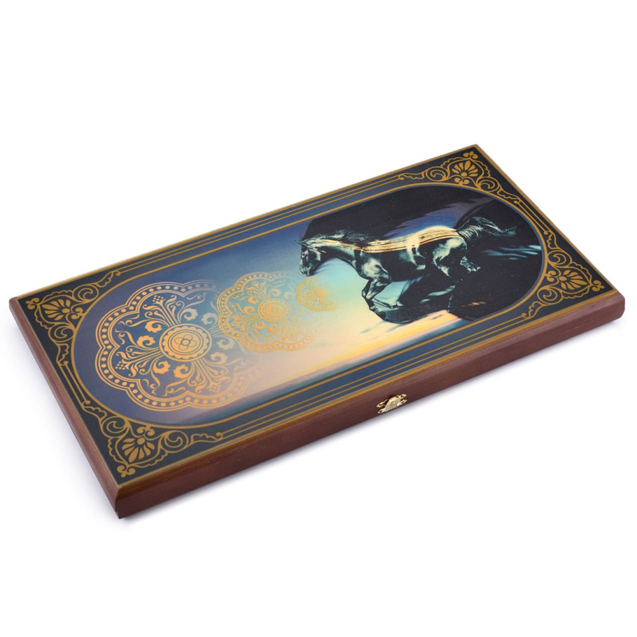 Нарды Пермские Вороной Конь, средние 50