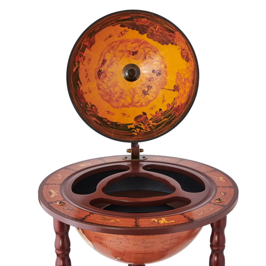 Глобус бар напольный "Возрождение" сфера 33 см купить в Санкт-Петербурге