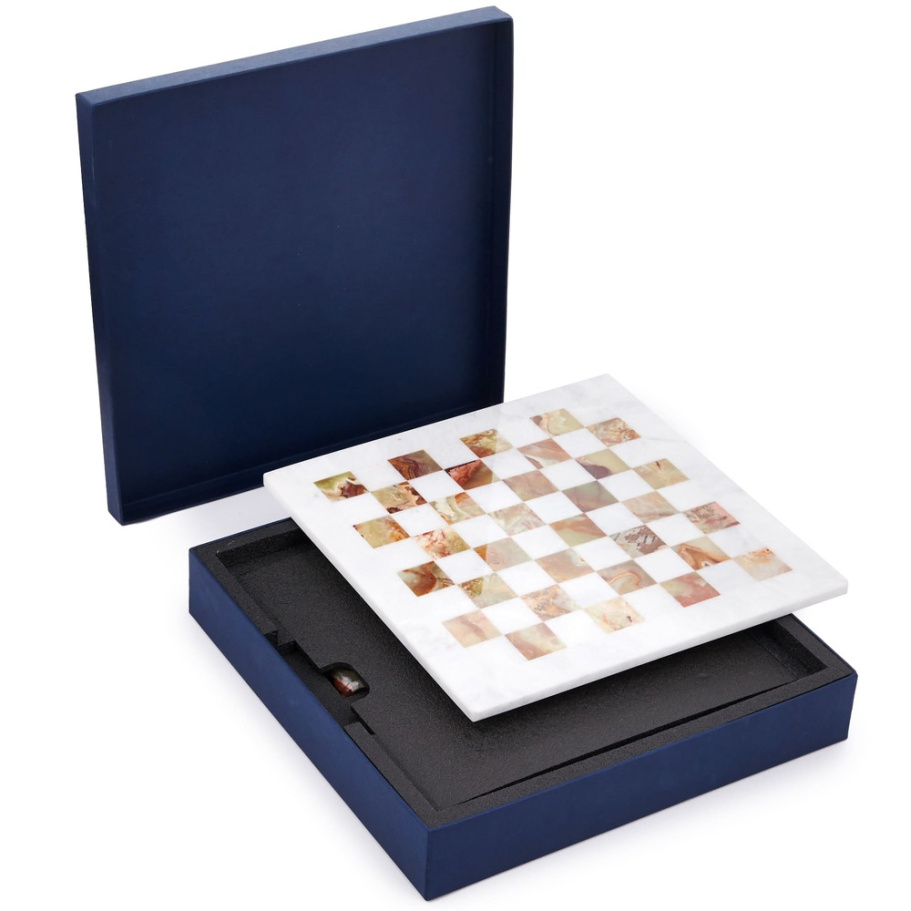 Шахматы каменные "Артер Грация" мрамор и оникс 30 купить в Санкт-Петербурге