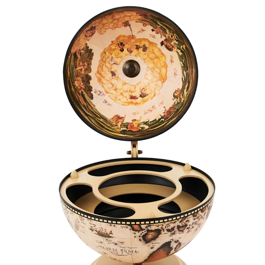 Глобус бар настольный "Басма" сфера 33 см купить в Санкт-Петербурге