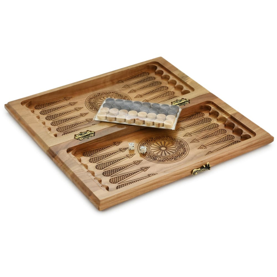 Шахматы + нарды резные "Циркон" 40 купить в Санкт-Петербурге