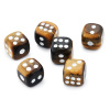 Кости игральные "Гамма" камень, коричневый, 15 мм (2 шт.) купить в Санкт-Петербурге