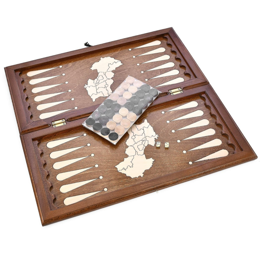 Нарды "Герб Армении"  большие 60, Harutyunyan купить в Санкт-Петербурге